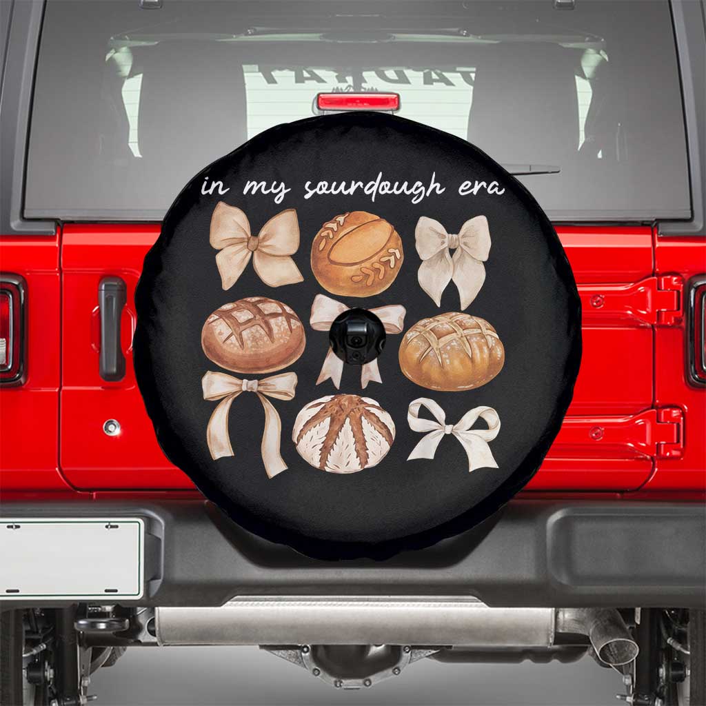 In My Sourdough Era Spare Tire Cover Coquette Bows Baking Bread Lover - Wonder Print Shop