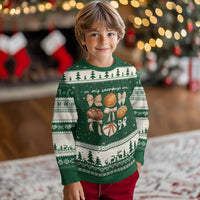 In My Sourdough Era Ugly Christmas Sweater Coquette Bows Baking Bread Lover - Wonder Print Shop