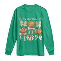 In My Sourdough Era Long Sleeve Shirt Coquette Bows Baking Bread Lover - Wonder Print Shop
