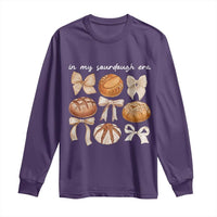 In My Sourdough Era Long Sleeve Shirt Coquette Bows Baking Bread Lover - Wonder Print Shop