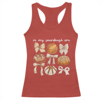 In My Sourdough Era Racerback Tank Top Coquette Bows Baking Bread Lover - Wonder Print Shop