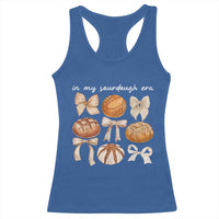 In My Sourdough Era Racerback Tank Top Coquette Bows Baking Bread Lover - Wonder Print Shop