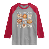 In My Sourdough Era Raglan Shirt Coquette Bows Baking Bread Lover - Wonder Print Shop