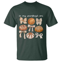 In My Sourdough Era T Shirt Coquette Bows Baking Bread Lover - Wonder Print Shop