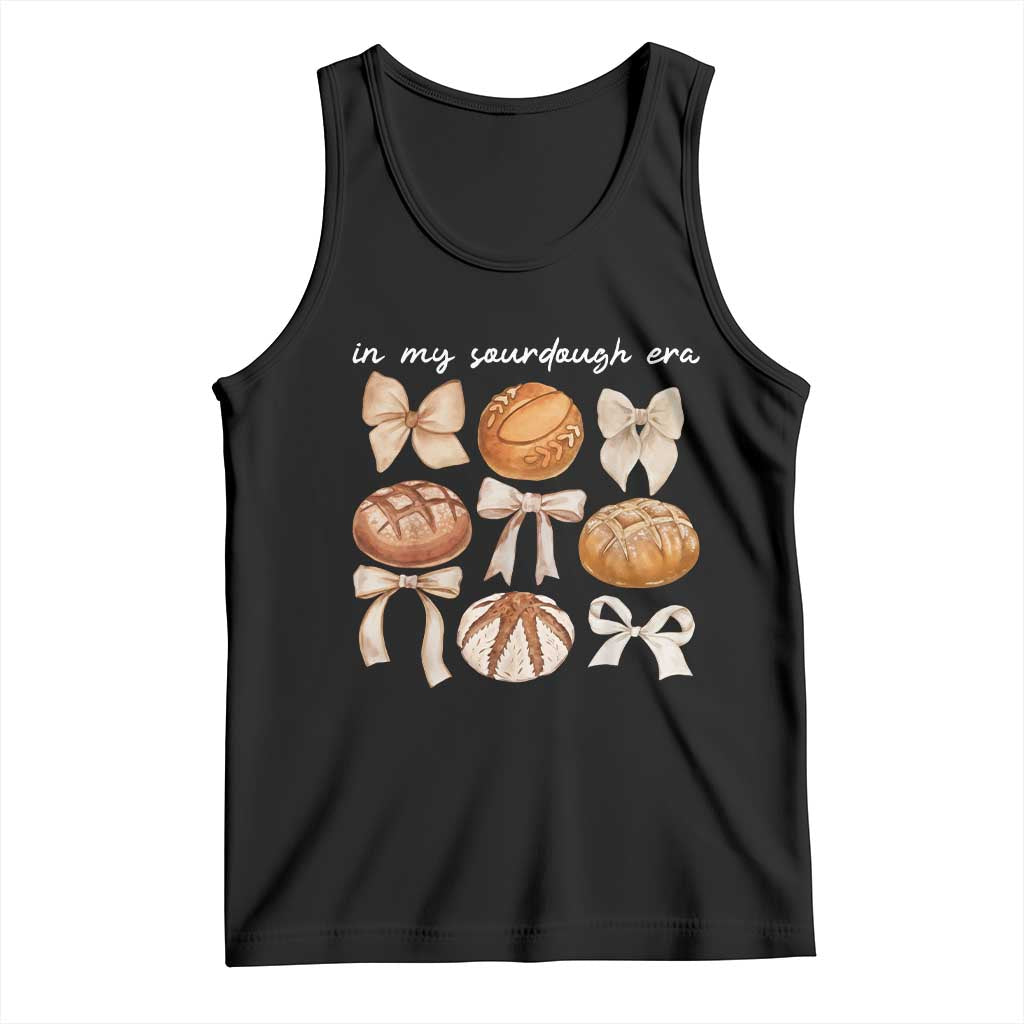 In My Sourdough Era Tank Top Coquette Bows Baking Bread Lover - Wonder Print Shop