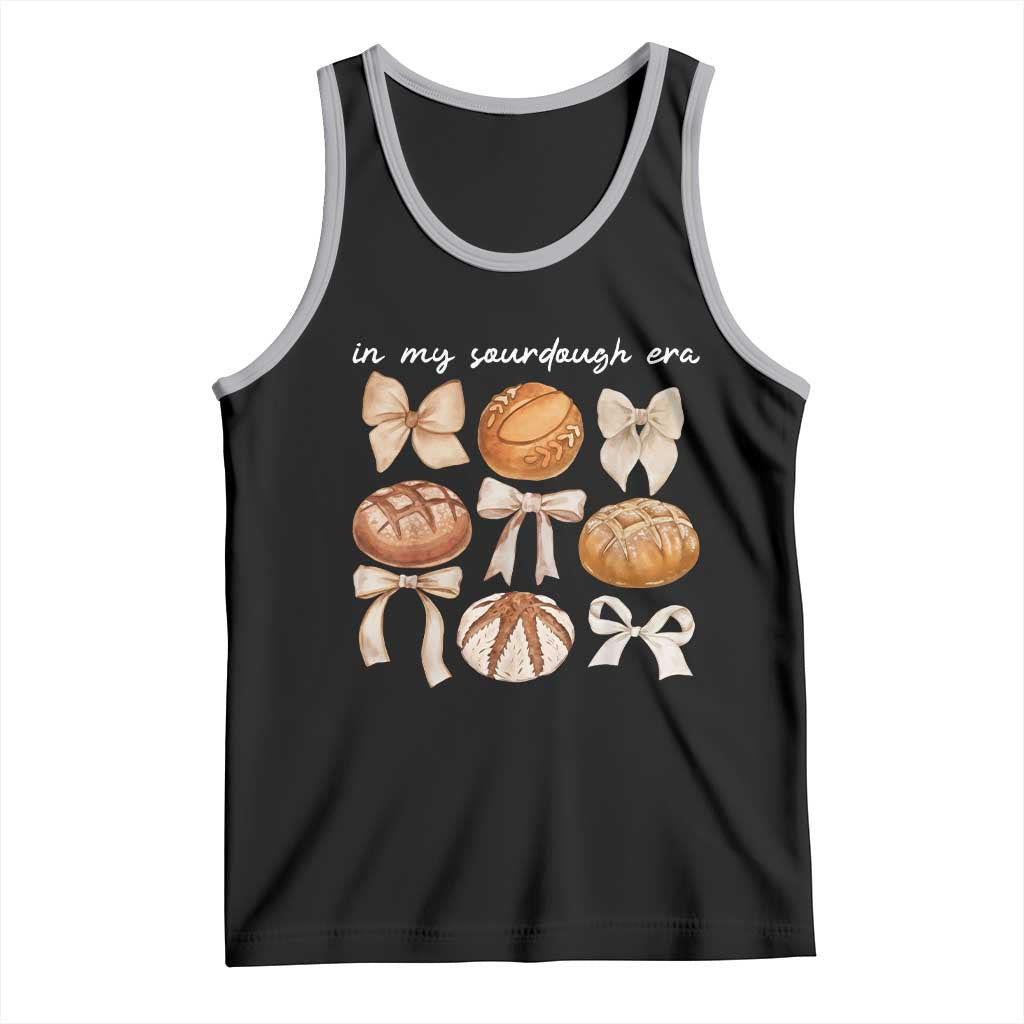 In My Sourdough Era Tank Top Coquette Bows Baking Bread Lover - Wonder Print Shop