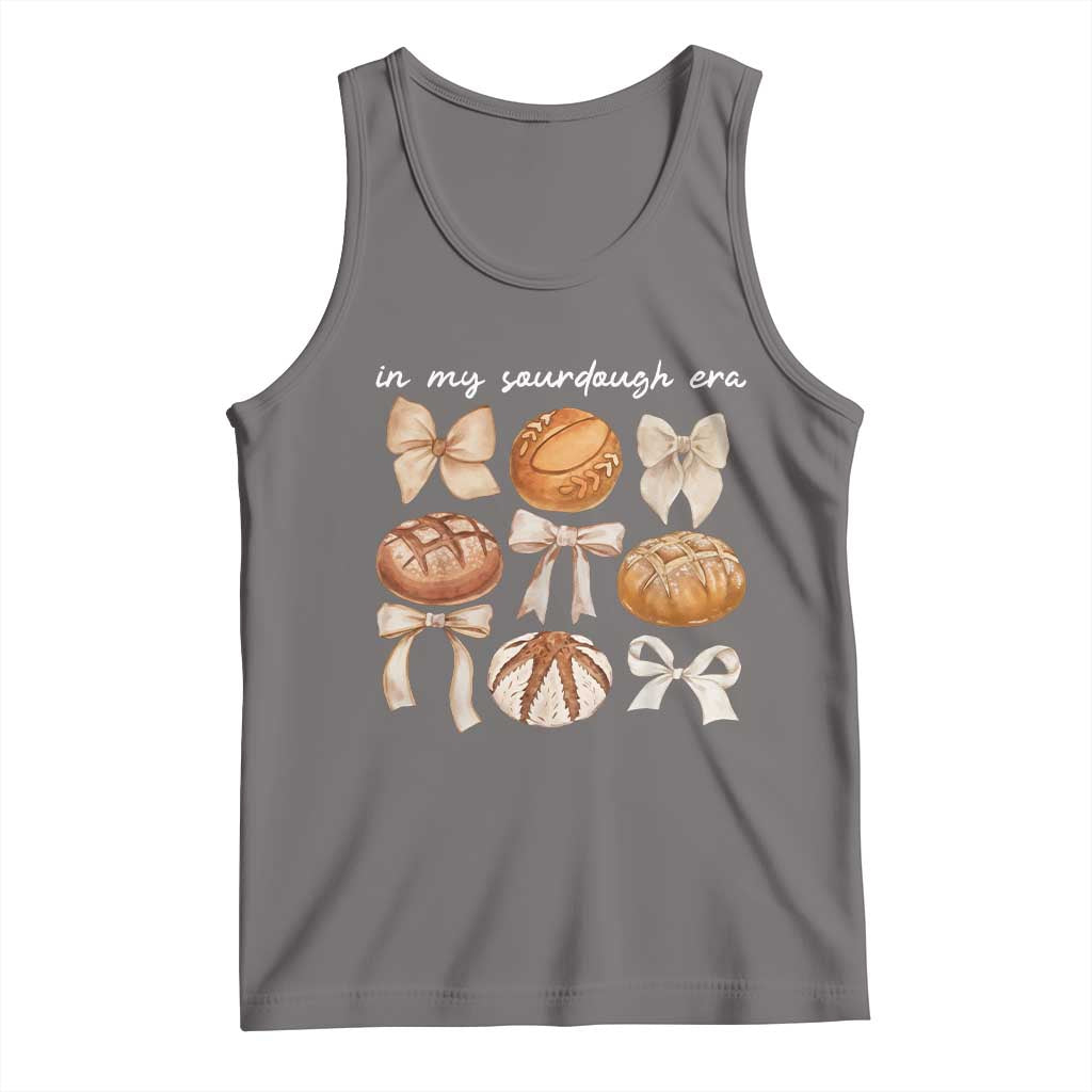 In My Sourdough Era Tank Top Coquette Bows Baking Bread Lover - Wonder Print Shop
