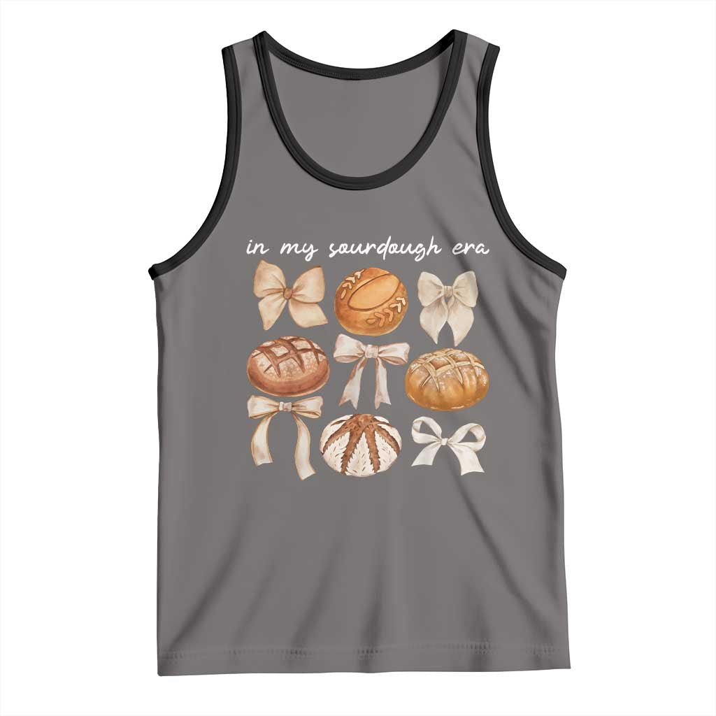 In My Sourdough Era Tank Top Coquette Bows Baking Bread Lover - Wonder Print Shop