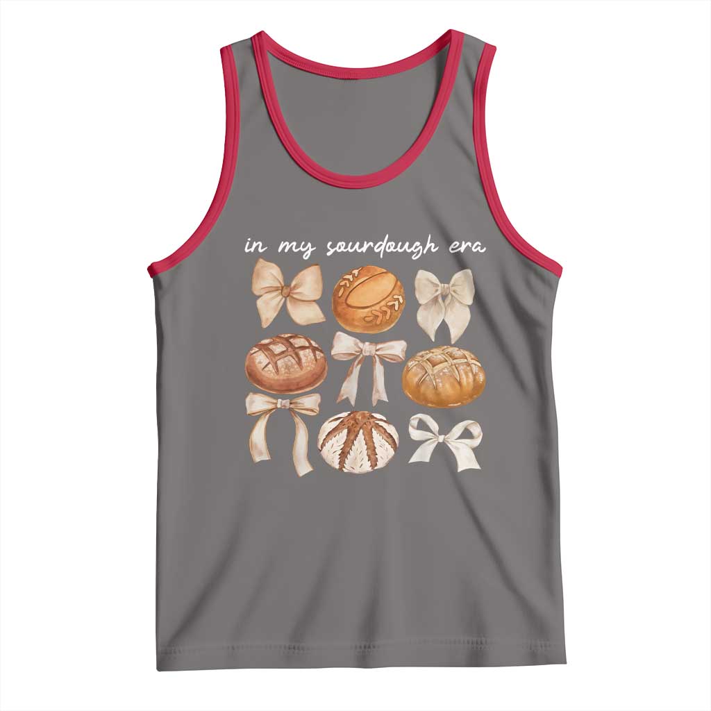 In My Sourdough Era Tank Top Coquette Bows Baking Bread Lover - Wonder Print Shop