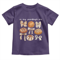 In My Sourdough Era Toddler T Shirt Coquette Bows Baking Bread Lover - Wonder Print Shop