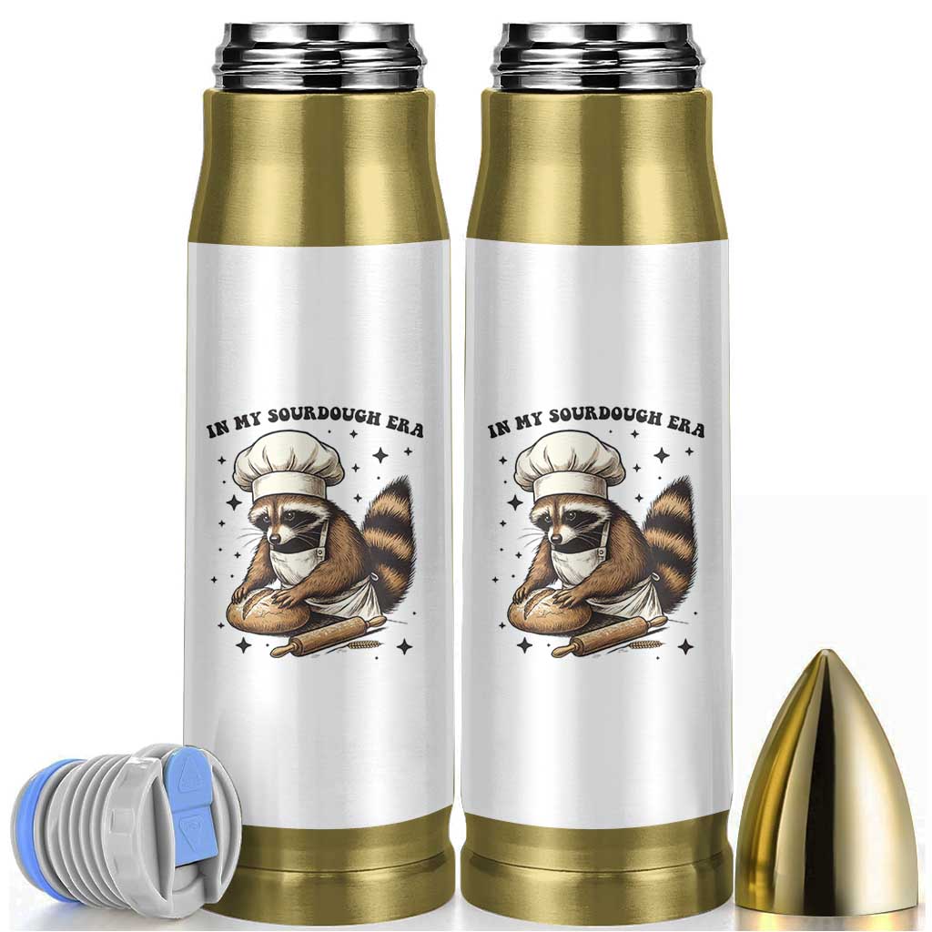 In My Sourdough Era Bullet Tumbler Funny Raccoon Baker - Wonder Print Shop