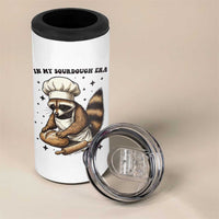 In My Sourdough Era 4 in 1 Can Cooler Tumbler Funny Raccoon Baker - Wonder Print Shop