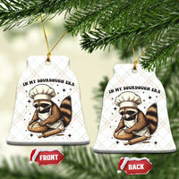 In My Sourdough Era Ceramic Ornament Funny Raccoon Baker - Wonder Print Shop