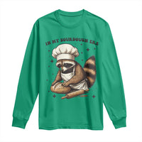 In My Sourdough Era Long Sleeve Shirt Funny Raccoon Baker - Wonder Print Shop