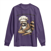 In My Sourdough Era Long Sleeve Shirt Funny Raccoon Baker - Wonder Print Shop