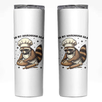 In My Sourdough Era Skinny Tumbler Funny Raccoon Baker - Wonder Print Shop