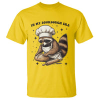 In My Sourdough Era T Shirt Funny Raccoon Baker - undefined