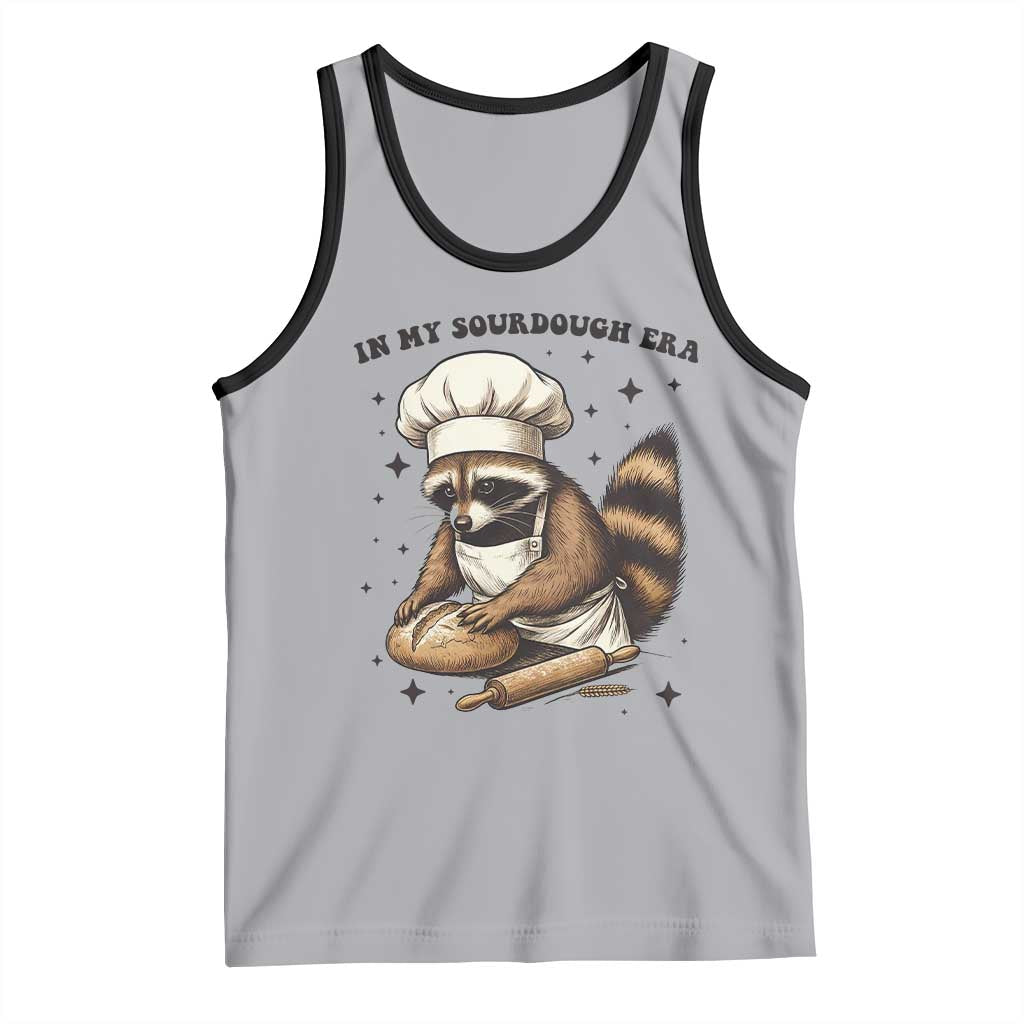 In My Sourdough Era Tank Top Funny Raccoon Baker - Wonder Print Shop