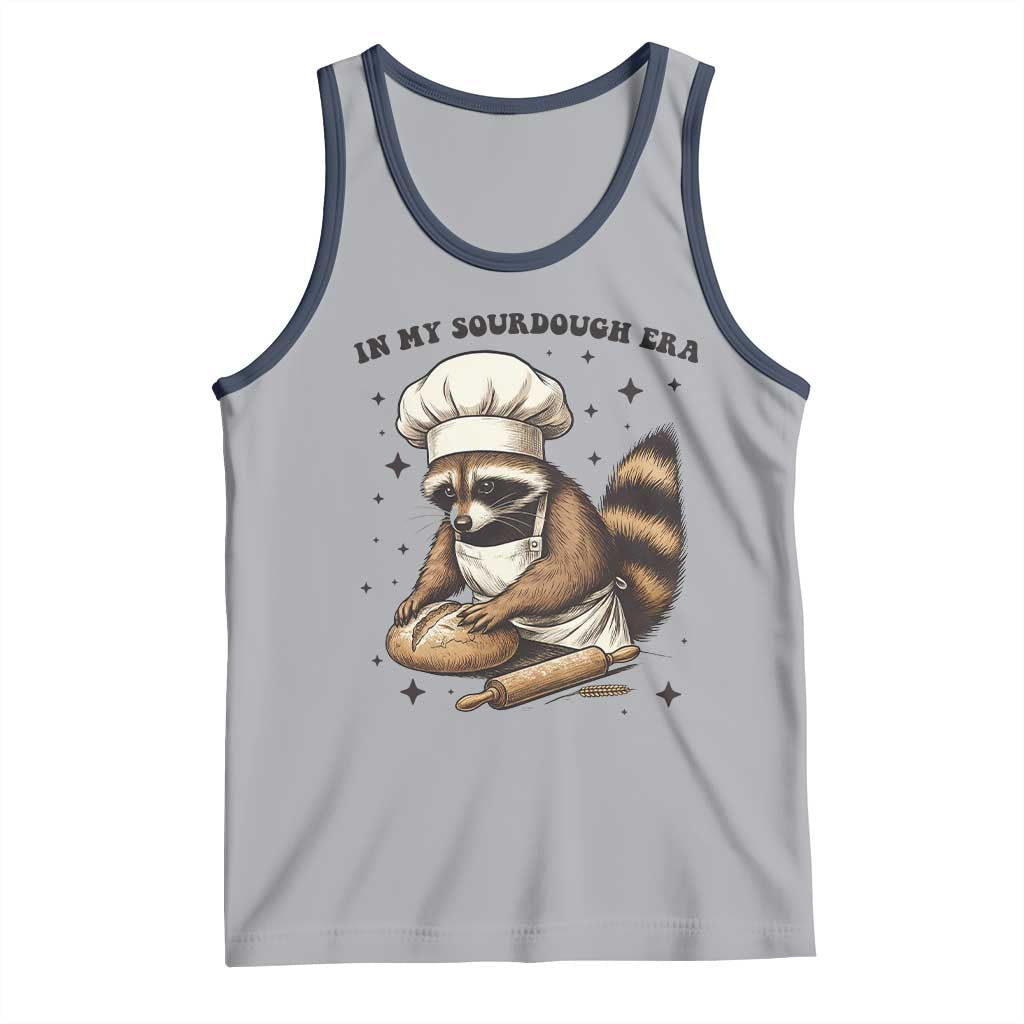 In My Sourdough Era Tank Top Funny Raccoon Baker - Wonder Print Shop