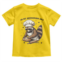 In My Sourdough Era Toddler T Shirt Funny Raccoon Baker - Wonder Print Shop