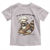 In My Sourdough Era Toddler T Shirt Funny Raccoon Baker - Wonder Print Shop