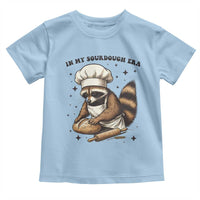 In My Sourdough Era Toddler T Shirt Funny Raccoon Baker - Wonder Print Shop