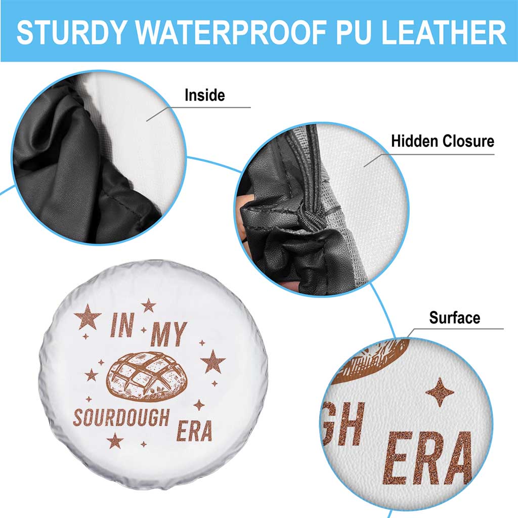In My Sourdough Era Spare Tire Cover Funny Baking Bread Lover - Wonder Print Shop