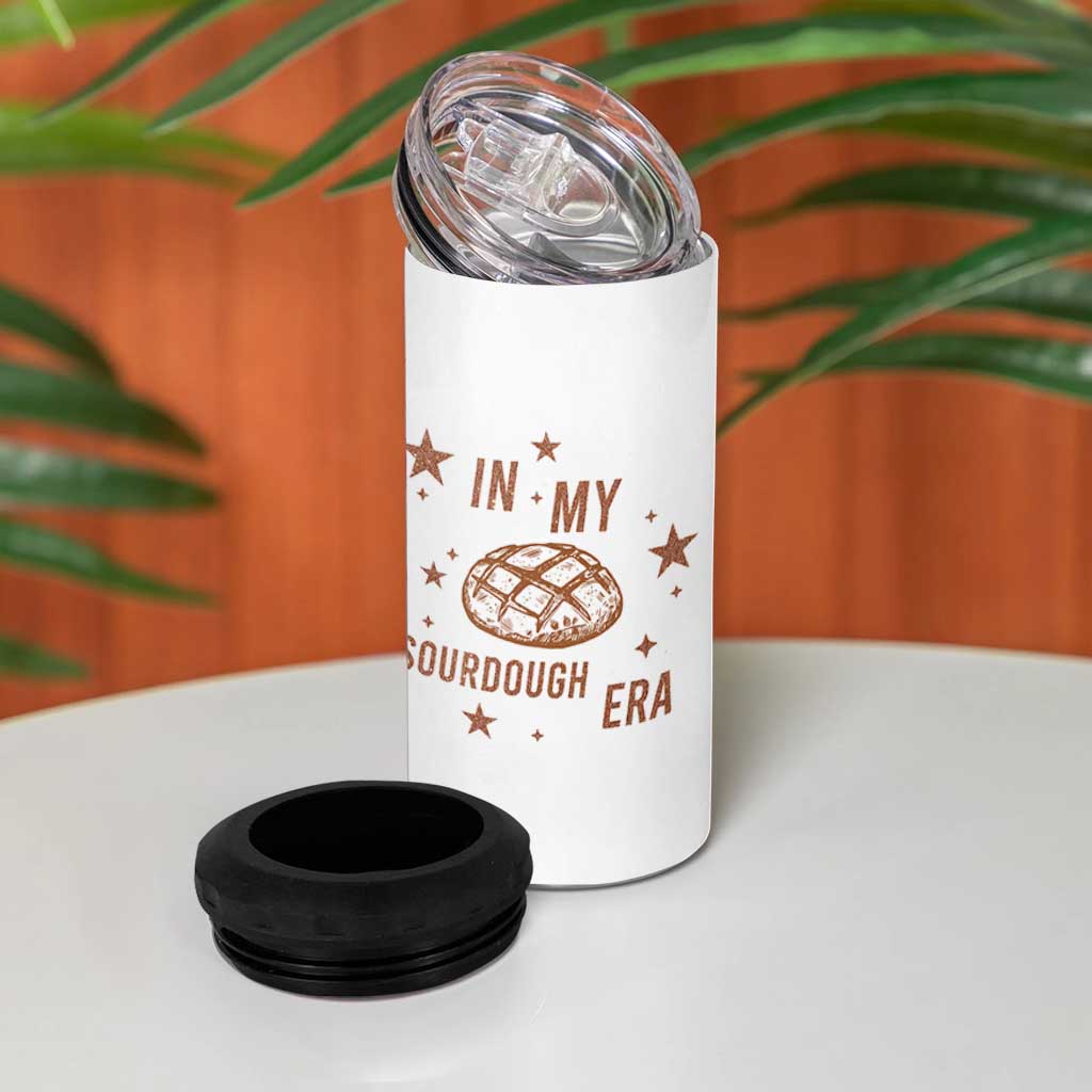 In My Sourdough Era 4 in 1 Can Cooler Tumbler Funny Baking Bread Lover - Wonder Print Shop