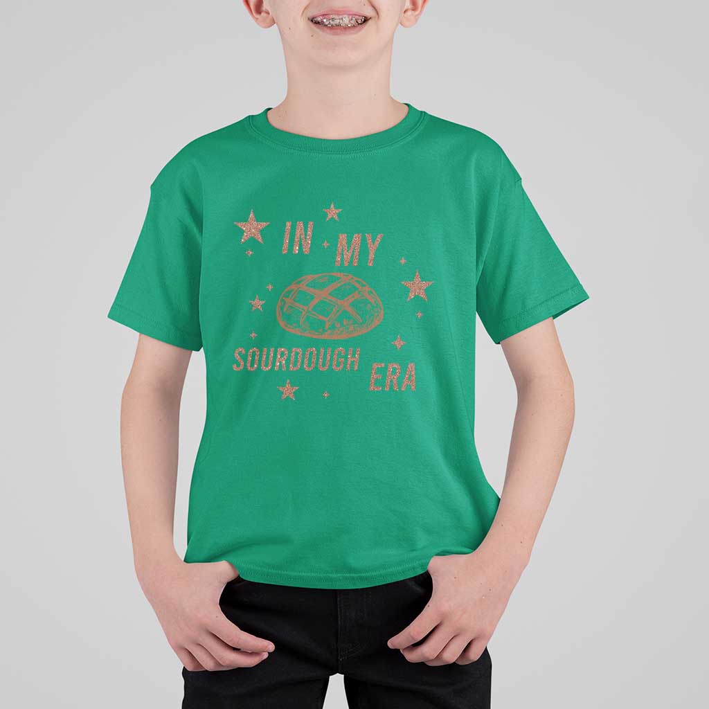 In My Sourdough Era T Shirt For Kid Funny Baking Bread Lover - Wonder Print Shop