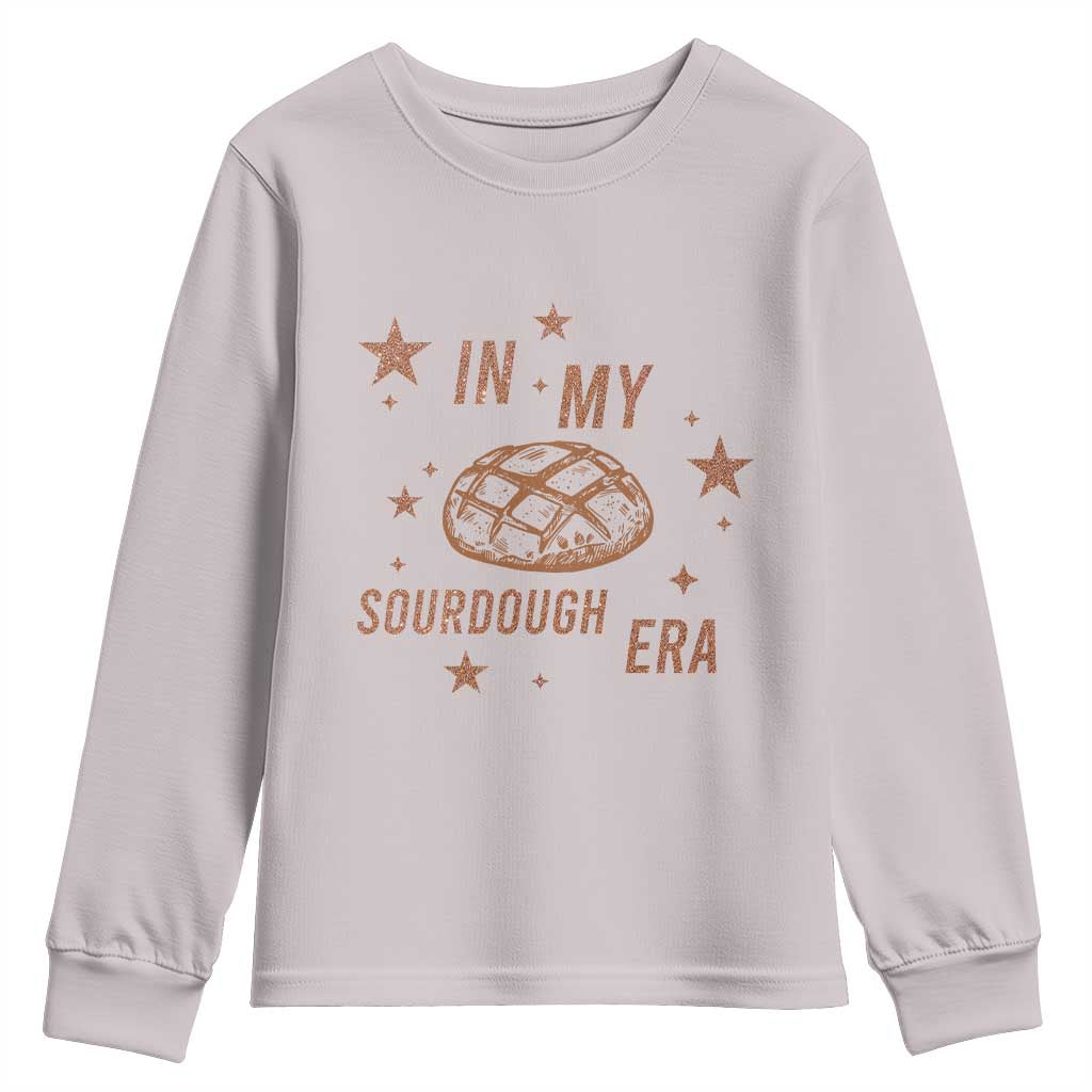 In My Sourdough Era Youth Sweatshirt Funny Baking Bread Lover - Wonder Print Shop