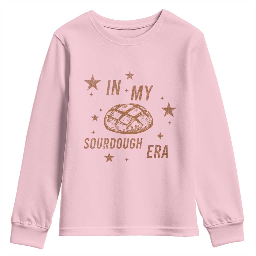 In My Sourdough Era Youth Sweatshirt Funny Baking Bread Lover - Wonder Print Shop