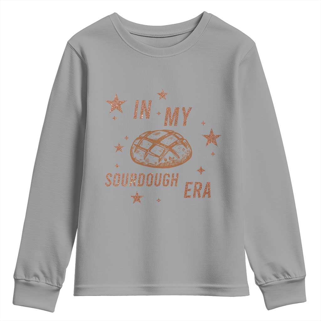 In My Sourdough Era Youth Sweatshirt Funny Baking Bread Lover - Wonder Print Shop