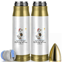 Christian Goose Bullet Tumbler Sorry I Am Late His Timing Not Mine - Wonder Print Shop