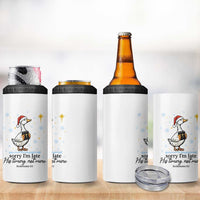 Christian Goose 4 in 1 Can Cooler Tumbler Sorry I Am Late His Timing Not Mine - Wonder Print Shop