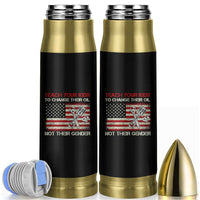 Teach Your Kids To Change Their Oil Not Their Gender Bullet Tumbler Mechanic Flag American Patriotic Flag Funny Mechanic Dad Political Satire Humor - Wonder Print Shop