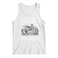 Teach Your Kids To Change Their Oil Not Their Gender Tank Top Political Satire - Wonder Print Shop