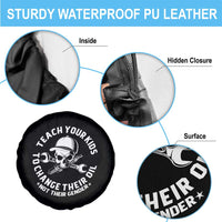 Teach Your Kids To Change Their Oil Not Their Gender Spare Tire Cover Funny Mechanic Dad Political Satire Humor