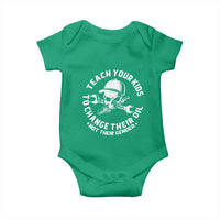 Teach Your Kids To Change Their Oil Not Their Gender Baby Onesie Funny Mechanic Dad Political Satire Humor - Wonder Print Shop