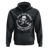 Teach Your Kids To Change Their Oil Not Their Gender Hoodie Funny Mechanic Dad Political Satire Humor - Wonder Print Shop