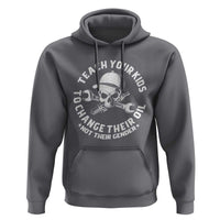Teach Your Kids To Change Their Oil Not Their Gender Hoodie Funny Mechanic Dad Political Satire Humor - Wonder Print Shop