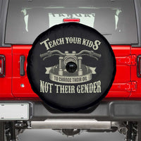 Teach Your Kids to Change Their Oil Not Their Gender Spare Tire Cover Funny Mechanic Dad Political Satire