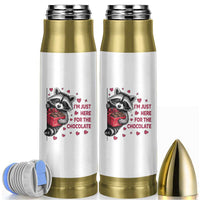 Valentine Racoon Trash Panda Bullet Tumbler I'm Just Here For The Chocolate