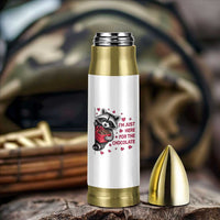 Valentine Racoon Trash Panda Bullet Tumbler I'm Just Here For The Chocolate