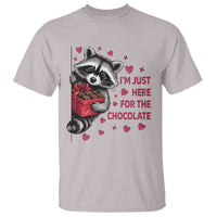 Valentine Racoon Trash Panda T Shirt I'm Just Here For The Chocolate