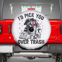 Valentine Racoon Trash Panda Spare Tire Cover I Would Pick You Over Trash