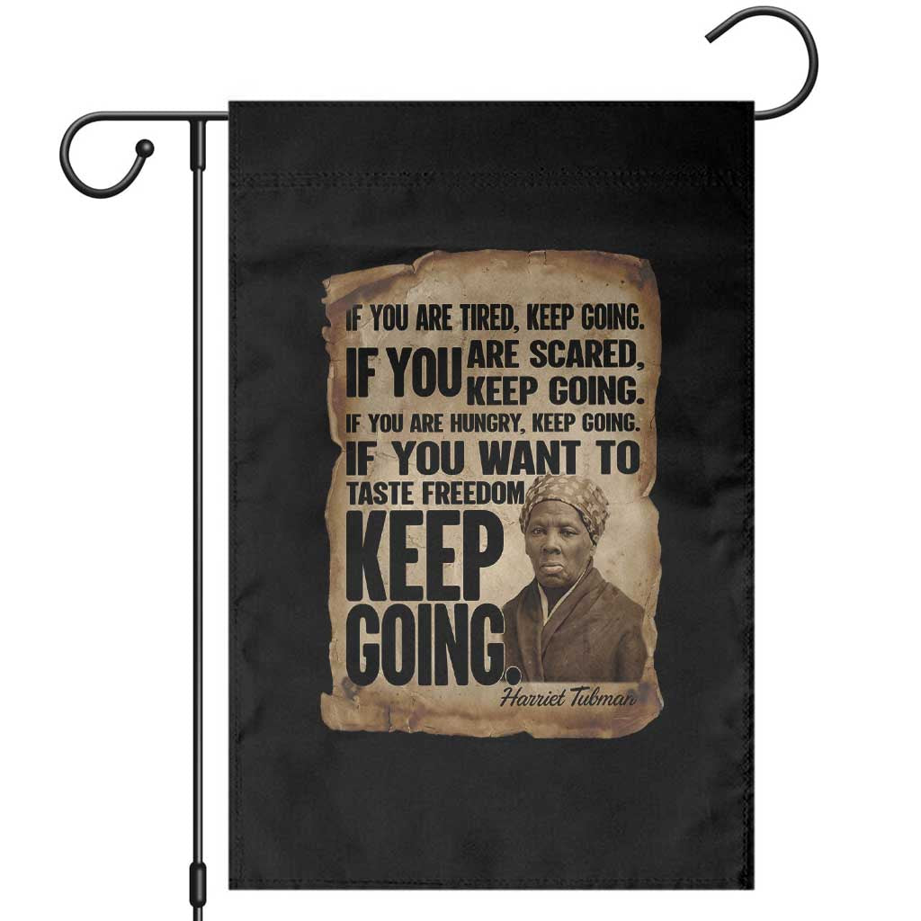 Harriet Tubman Quote Garden Flag Black History African American
