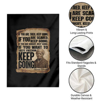Harriet Tubman Quote Garden Flag Black History African American