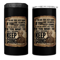 Harriet Tubman Quote 4 in 1 Can Cooler Tumbler Black History African American