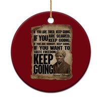 Harriet Tubman Quote Ceramic Ornament Black History African American