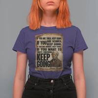 Harriet Tubman Quote T Shirt For Women Black History African American